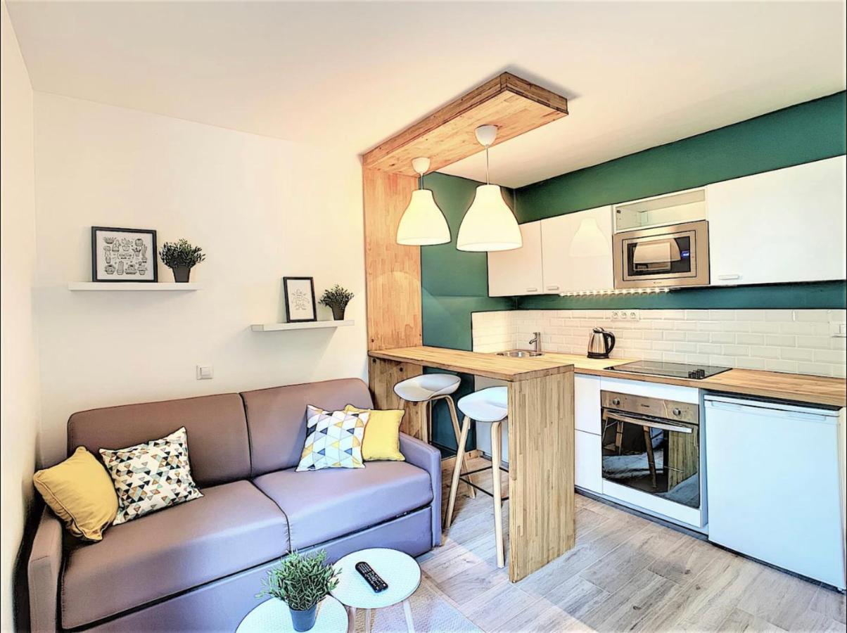 Centre Saint-Gervais Studio Vert Moderne 2 Pers Proche Telecabine Luaran gambar