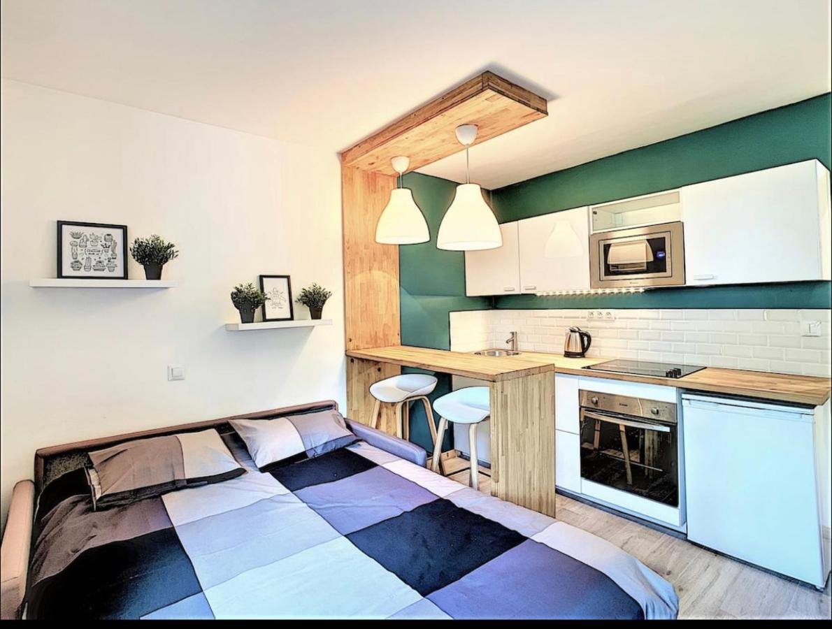 Centre Saint-Gervais Studio Vert Moderne 2 Pers Proche Telecabine Luaran gambar