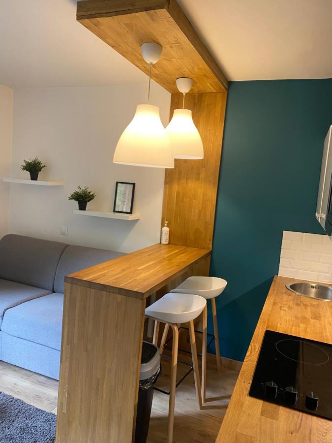 Centre Saint-Gervais Studio Vert Moderne 2 Pers Proche Telecabine Luaran gambar